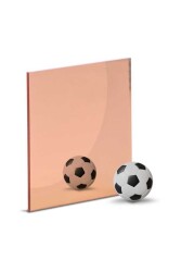 1mm Mirror Plexiglass Rose Gold - Adhesive - 30x40 Cm - Diporpa