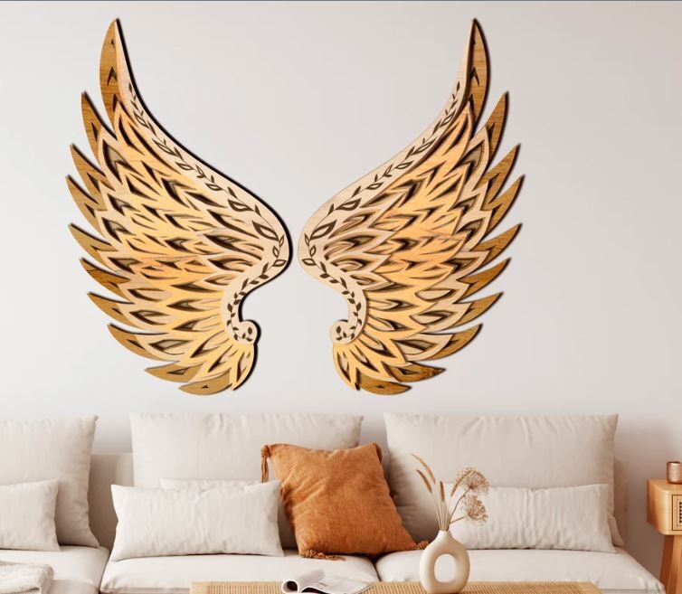 Wings & Angel Mandala Tasarımı