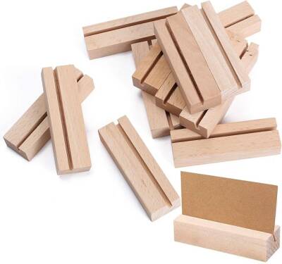 Ahşap Takvimlik Ayak 15Cm - 6mm Kanal - 2