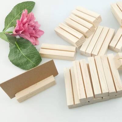 Ahşap Takvimlik Ayak 15Cm - 6mm Kanal - 1