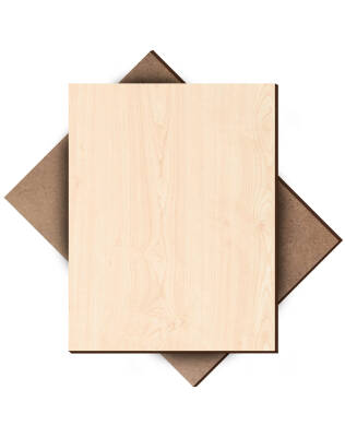 Banu Single-Sided Painted 1.5mm MDF - 105x70cm - 8 Pieces - 1