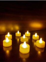 Dekoratif Yuvarlak Mum - Gün Işığı - 