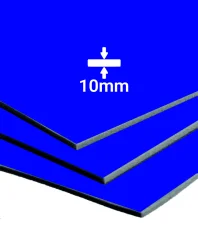 Mavi Floklu Sünger 10mm - 