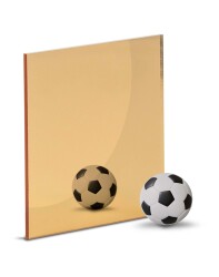 1.5mm Mirror Plexiglass Gold - 30x40 Cm - Diporpa