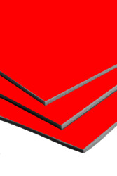 Red Flocked Sponge 15mm - 