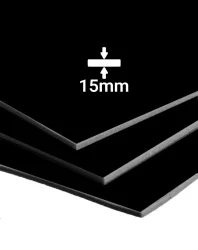 Siyah Floklu Sünger 15mm - 