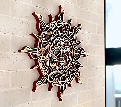 Sun And Moon 3D Mandala - 7 Katman - 2
