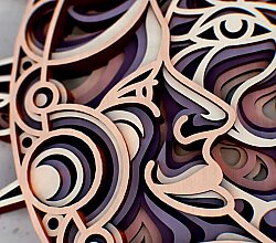 Sun And Moon 3D Mandala - 7 Katman - 6